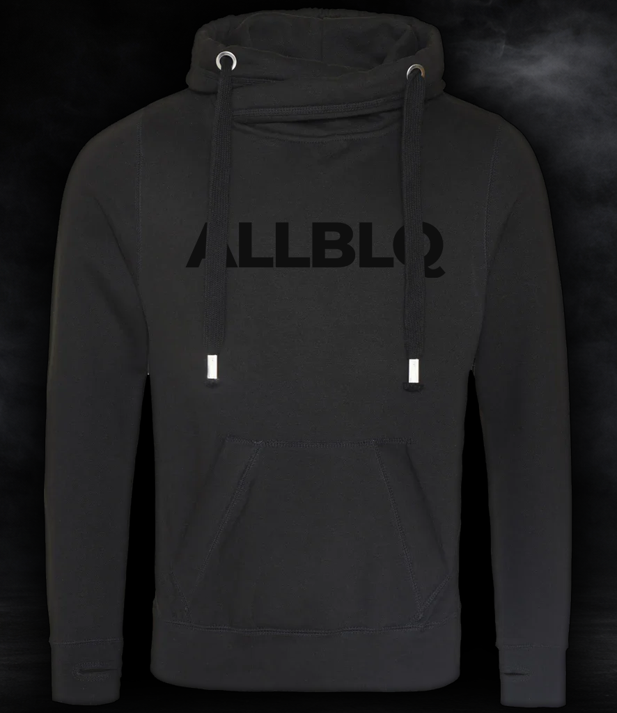 ALLBLQ Cross Neck Hoodie