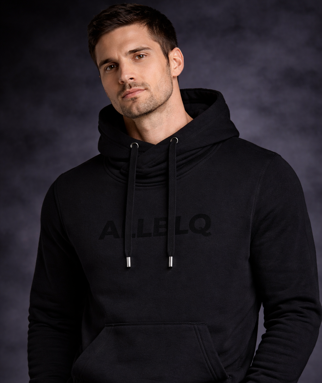 ALLBLQ Cross Neck Hoodie
